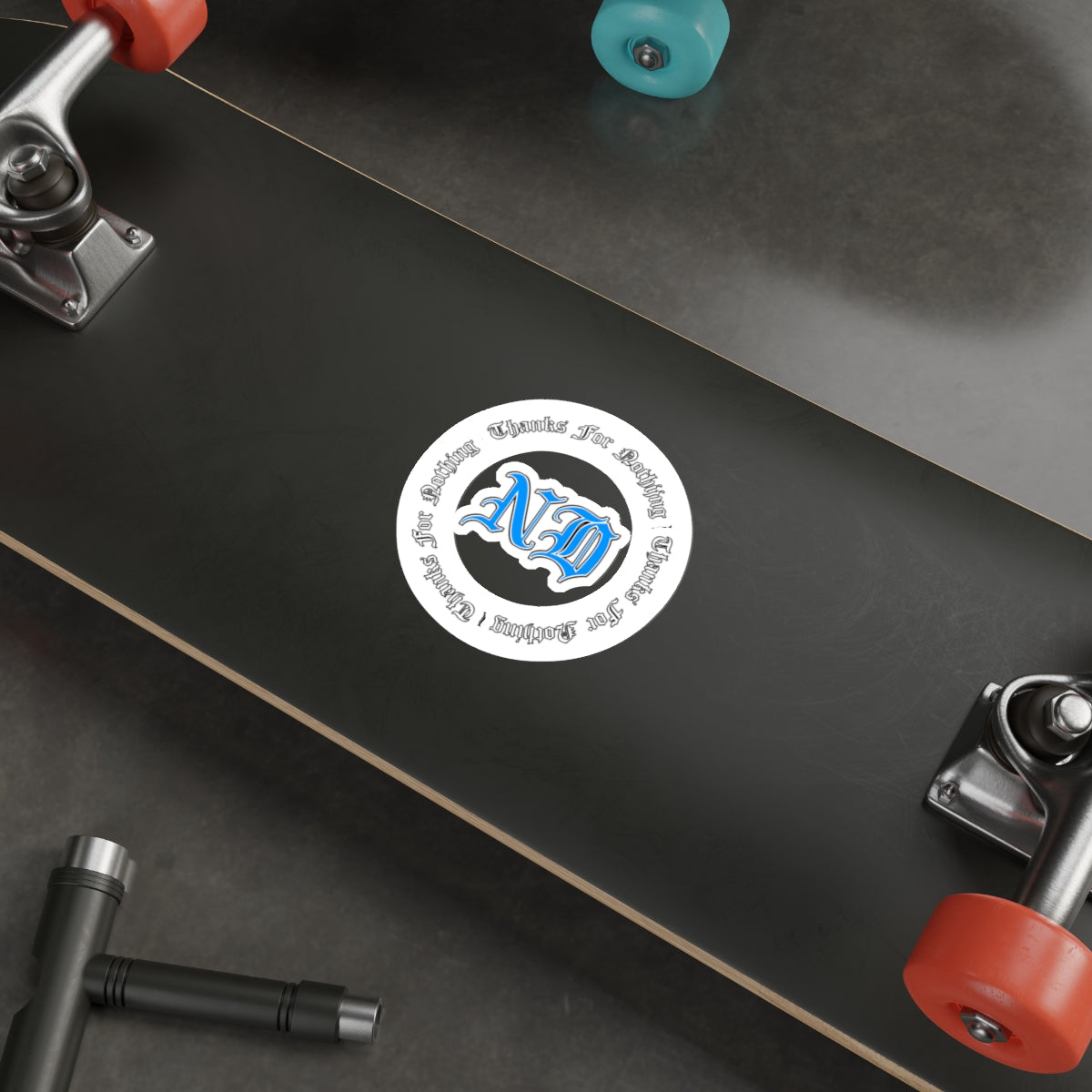 "Circle Of Relentless" Sticker Printify