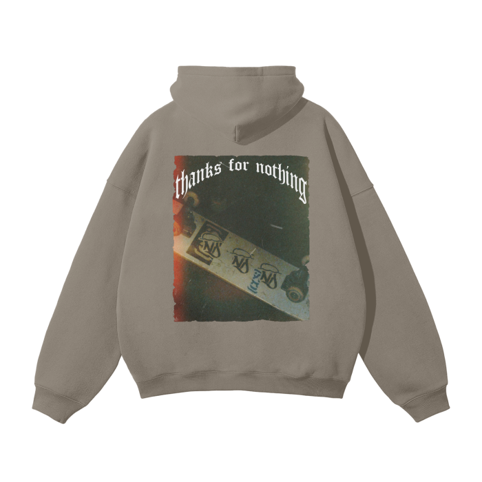 Streetwear Unisex Oversized Solid Color Fleece Hoodie ODMPOD