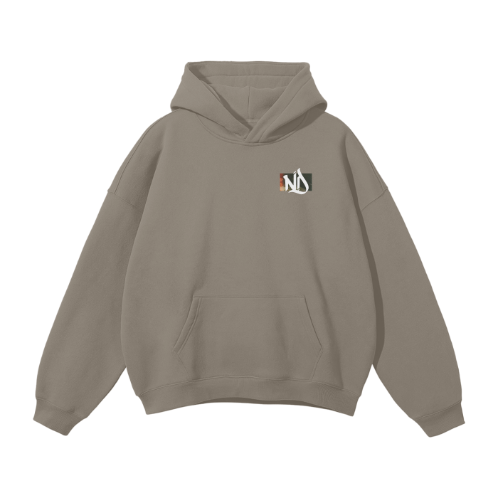 Streetwear Unisex Oversized Solid Color Fleece Hoodie ODMPOD
