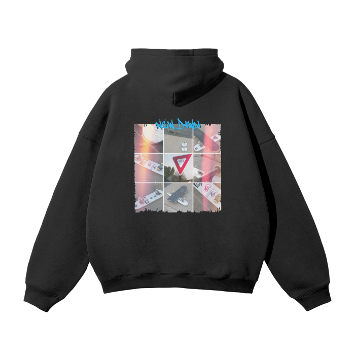 Streetwear Unisex Oversized Solid Color Fleece Hoodie ODMPOD